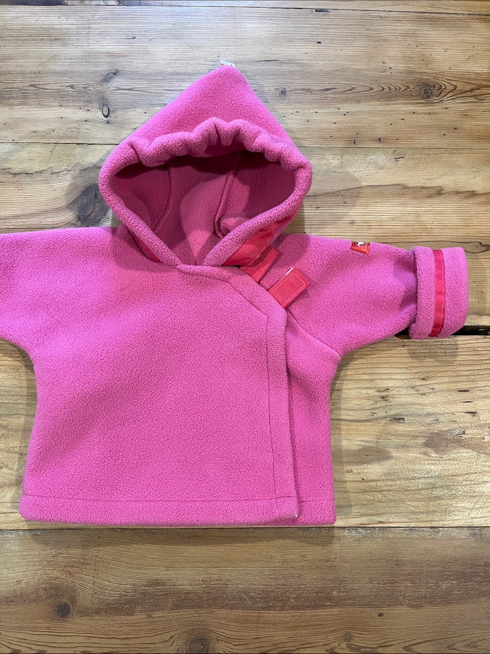 WIDGEON 3M Pink Warmplus Favorite Jacket Polartec Fleece Cinch Hood Coat